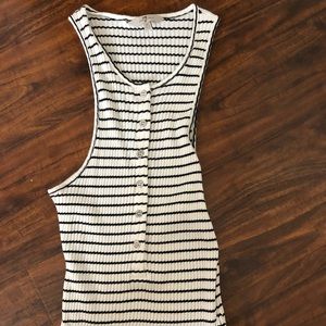 7 for all mankind racer back tank top